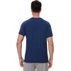 image:imageWiWi Mens TShirts Classic Soft Tee Viscose from Bamboo Loungewear Lightweight Short Sleeves Pajama Sleep Shirt SXXLDnautical Blue