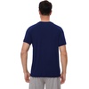 image:imageWiWi Mens TShirts Classic Soft Tee Viscose from Bamboo Loungewear Lightweight Short Sleeves Pajama Sleep Shirt SXXLDnavy