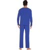 image:imageWiWi Mens Viscose from Bamboo Pajama Sets Long Sleeve Top and Pants Sleepwear Comfy Lightweight Loungewear Set SXXLCroyal Blue