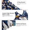 image:imageWiWi Nightgown for Women Super Soft Sleeveless Sleepwear Cool Vneck Sleep Shirts Bamboo Viscose Pj Gown S4XAblueFloral