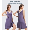 image:imageWiWi Nightgown for Women Super Soft Sleeveless Sleepwear Cool Vneck Sleep Shirts Bamboo Viscose Pj Gown S4XAlavender