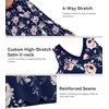 image:imageWiWi Nightgown for Women Super Soft Sleeveless Sleepwear Cool Vneck Sleep Shirts Bamboo Viscose Pj Gown S4XAnavyPeony