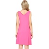 image:imageWiWi Nightgown for Women Super Soft Sleeveless Sleepwear Cool Vneck Sleep Shirts Bamboo Viscose Pj Gown S4XAraspberry Pink