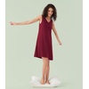 image:imageWiWi Nightgown for Women Super Soft Sleeveless Sleepwear Cool Vneck Sleep Shirts Bamboo Viscose Pj Gown S4XAwine