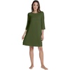 image:imageWiWi Nightgowns for Women 34 Sleeve Sleep Shirts Super Soft Pajamas Gowns Viscose from Bamboo Cooling Nightwear SXXLBarmy Green