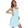 image:imageWiWi Nightgowns for Women Bamboo Viscose Button Down Sleep Shirt Super Soft Sleeveless Dress Cooling Tank Nightshirts SXXLAqua