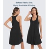 image:imageWiWi Nightgowns for Women Bamboo Viscose Button Down Sleep Shirt Super Soft Sleeveless Dress Cooling Tank Nightshirts SXXLBlack