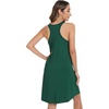 image:imageWiWi Nightgowns for Women Bamboo Viscose Button Down Sleep Shirt Super Soft Sleeveless Dress Cooling Tank Nightshirts SXXLFence Green