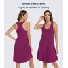 image:imageWiWi Nightgowns for Women Bamboo Viscose Button Down Sleep Shirt Super Soft Sleeveless Dress Cooling Tank Nightshirts SXXLPurplish Red