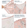 image:imageWiWi Nightgowns for Women Bamboo Viscose Super Soft Short Sleeve Sleep Dress Cooling Ladies Plus Size Lounge Sleepwear S4XPinkFloral