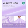 image:imageWiWi Nightgowns for Women Bamboo Viscose Super Soft Short Sleeve Sleep Dress Cooling Ladies Plus Size Lounge Sleepwear S4XTaro Purple