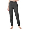 image:imageWiWi Pajama Pants for Women Soft Lounge Joggers Pockets Comfy Sleep Bottoms Viscose from Bamboo Pjs Jogger SXXLCharcoal Heather