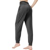 image:imageWiWi Pajama Pants for Women Soft Lounge Joggers Pockets Comfy Sleep Bottoms Viscose from Bamboo Pjs Jogger SXXLCharcoal Heather