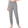 image:imageWiWi Pajama Pants for Women Soft Lounge Joggers Pockets Comfy Sleep Bottoms Viscose from Bamboo Pjs Jogger SXXLHeather Grey