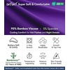 image:imageWiWi Pajama Set for Women Bamboo Viscose Sleeveless Tops with Shorts Pjs Sets Soft Summer Sleepwear Pj SXXLLilac
