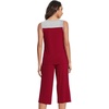 image:imageWiWi Pajama Set for Women Tank Top 2 Piece PJ Comfy Viscose from Bamboo Sleepwear Sleeveless Loungewear SXXLCwine Red