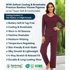image:imageWiWi Pajamas for Women Long Sleeve Cooling Sleepwear Pants Set Super Soft Pj Viscose from Bamboo Loungewear Sets SXXLAbrownish Red