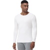 image:imageWiWi Shirts for Men Long Sleeve Underwear Viscose from Bamboo SlimFit Tee Baselayer Mens Stretchable Shirt Soft Top SXXLRaw White