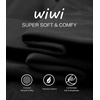 image:imageWiWi Soft Mens Pajama Sets French Terry Sleepwear Cooling Long Sleeve Top and Pants Pjs with Pockets Drawstring SXXLBlack