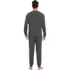 image:imageWiWi Soft Mens Pajama Sets French Terry Sleepwear Cooling Long Sleeve Top and Pants Pjs with Pockets Drawstring SXXLCharcoal