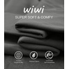 image:imageWiWi Soft Mens Pajama Sets French Terry Sleepwear Cooling Long Sleeve Top and Pants Pjs with Pockets Drawstring SXXLCharcoal