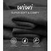 image:imageWiWi Soft Mens Pajama Sets French Terry Sleepwear Cooling Long Sleeve Top and Pants Pjs with Pockets Drawstring SXXLCharcoal Heather