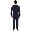 image:imageWiWi Soft Mens Pajama Sets French Terry Sleepwear Cooling Long Sleeve Top and Pants Pjs with Pockets Drawstring SXXLNautical Blue