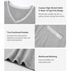 image:imageWiWi Soft Nightgown for Women Short Sleeve Sleep Shirts Plus Size Ladies Sleepwear Pajamas S4XHeather Grey