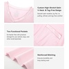 image:imageWiWi Soft Nightgown for Women Short Sleeve Sleep Shirts Plus Size Ladies Sleepwear Pajamas S4XPink