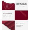 image:imageWiWi Soft Nightgown for Women Short Sleeve Sleep Shirts Plus Size Ladies Sleepwear Pajamas S4XWine