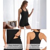 image:imageWiWi Soft Viscose from Bamboo Pajamas for Women Tank Top and Shorts Sleepwear Cool Pjs Sleeveless Pajama Set SXXLBlack