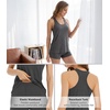 image:imageWiWi Soft Viscose from Bamboo Pajamas for Women Tank Top and Shorts Sleepwear Cool Pjs Sleeveless Pajama Set SXXLCharcoal Heather