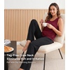 image:imageWiWi Tank Tops for Women Super Soft Sleeveless Pajama TShirt Cooling Loungewear Basic Shirts Viscose Bamboo Tee SXXLAburgundy
