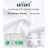 image:imageWiWi Tank Tops for Women Super Soft Sleeveless Pajama TShirt Cooling Loungewear Basic Shirts Viscose Bamboo Tee SXXLApure White