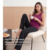 image:imageWiWi Tank Tops for Women Super Soft Sleeveless Pajama TShirt Cooling Loungewear Basic Shirts Viscose Bamboo Tee SXXLApurplish Red