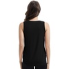 image:imageWiWi Tank Tops for Women Super Soft Sleeveless Pajama TShirt Cooling Loungewear Basic Shirts Viscose Bamboo Tee SXXLBblack