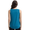 image:imageWiWi Tank Tops for Women Super Soft Sleeveless Pajama TShirt Cooling Loungewear Basic Shirts Viscose Bamboo Tee SXXLBteal Blue