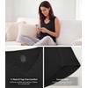 image:imageWiWi Tank Tops for Women Super Soft Sleeveless Pajama TShirt Cooling Loungewear Basic Shirts Viscose Bamboo Tee SXXLCblack