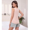 image:imageWiWi Tank Tops for Women Super Soft Sleeveless Pajama TShirt Cooling Loungewear Basic Shirts Viscose Bamboo Tee SXXLCcream Pink