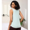 image:imageWiWi Tank Tops for Women Super Soft Sleeveless Pajama TShirt Cooling Loungewear Basic Shirts Viscose Bamboo Tee SXXLClight Green