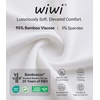 image:imageWiWi Tank Tops for Women Super Soft Sleeveless Pajama TShirt Cooling Loungewear Basic Shirts Viscose Bamboo Tee SXXLCraw White