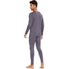 image:imageWiWi Thermal Underwear for Men Bamboo Viscose Long Johns Set Soft Warm Base Layer Lightweight Top and Bottom Sets SXXLAdark Grey