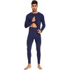image:imageWiWi Thermal Underwear for Men Bamboo Viscose Long Johns Set Soft Warm Base Layer Lightweight Top and Bottom Sets SXXLAnavy
