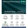 image:imageWiWi Viscose Bamboo Pajamas for Women 34 Sleeve Tops and Long Pants Sleepwear Pajama Set Soft Pjs Sets SXXLPeacock Green
