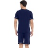 image:imageWiWi Viscose from Bamboo Loose Comfy Pajamas Set for Men Soft Summer Short Sleeve Sleepwear SXXLNavy