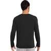 image:imageWiWi Viscose from Bamboo Mens Long Sleeve Tees Sun Protection Athletic Crew Neck Shirts for Pajamas SXXLAblack