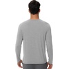image:imageWiWi Viscose from Bamboo Mens Long Sleeve Tees Sun Protection Athletic Crew Neck Shirts for Pajamas SXXLAheather Grey
