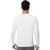 image:imageWiWi Viscose from Bamboo Mens Long Sleeve Tees Sun Protection Athletic Crew Neck Shirts for Pajamas SXXLAraw White