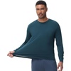 image:imageWiWi Viscose from Bamboo Mens Long Sleeve Tees Sun Protection Athletic Crew Neck Shirts for Pajamas SXXLBdeep Teal