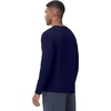 image:imageWiWi Viscose from Bamboo Mens Long Sleeve Tees Sun Protection Athletic Crew Neck Shirts for Pajamas SXXLBnavy